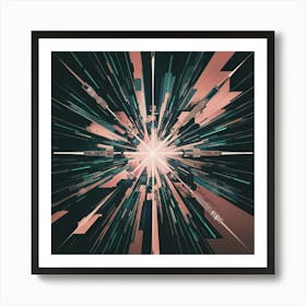 Burst Of Light Art Print