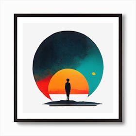 Sunset In The Sky Art Print