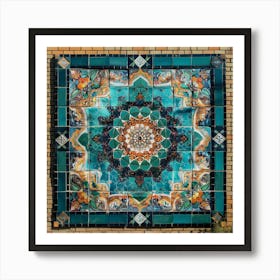 Tile Mural Art Print