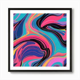 Abstract Painting 1162 Art Print