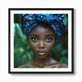 African Beauty Art Print