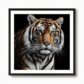 Tiger Portrait Art Print