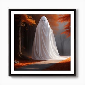 Ghost In The Woods 16 Art Print