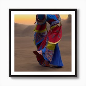 OCA DNA TY - Future Tribal Dancing Time Portal Art Print