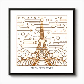 Paris - Eiffel Tower Art Print