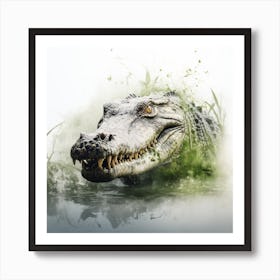 Crocs art Art Print