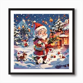 Santa Claus Art Print