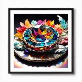 Gemstone bowl Art Print