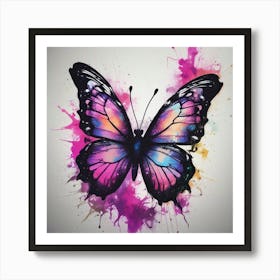 Butterfly Painting 265 Art Print