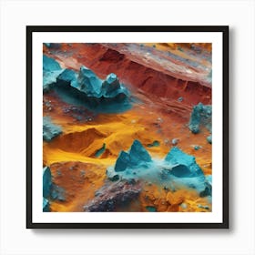 BB Borsa Nasa'S Mars Landscape Art Print