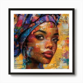 African Woman Art Print