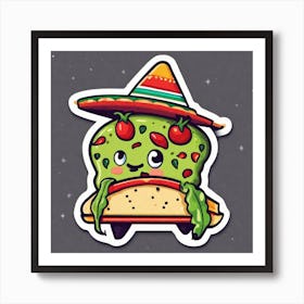 Mexican Taco Art Print