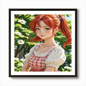 Kawaii Girl Art Print