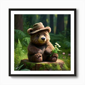 Teddy Bear Art Print