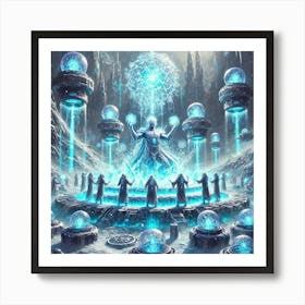 Icebound Order Elemental Prowess Art Print