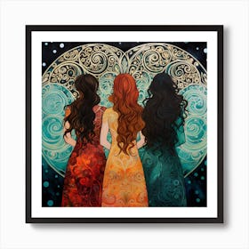 Three Sisters 1 Art Print