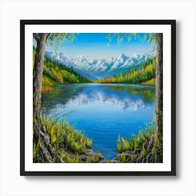 Mountain Lake 34 Art Print