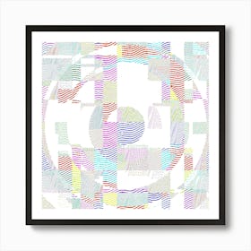 Geometric Etchings - #1 Art Print