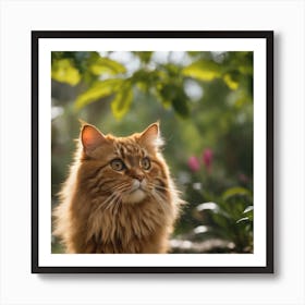 Portrait Of A Cat Art Print