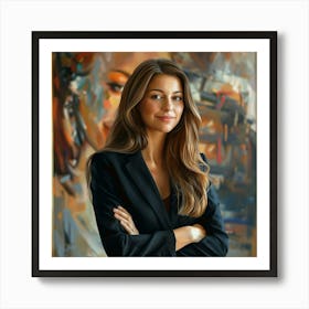 Portrait Of A Woman 8 Art Print