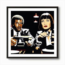 Blood And Guts pullpfiction Art Print