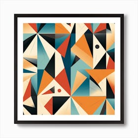 Abstract Geometric Pattern 54 Art Print