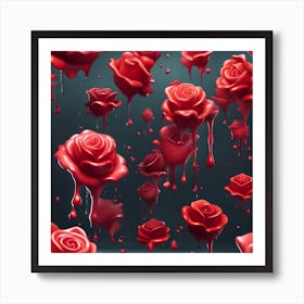 Red Roses Art Print