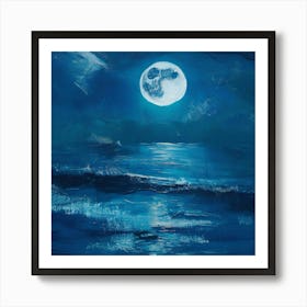 Fleeting Moonlight Art Print