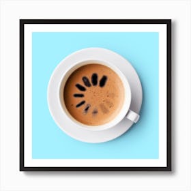 Coffee Loading Square Art Print