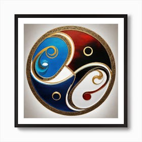 Yin Yang 73 Art Print