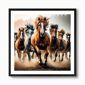 Creative Horse Beauty Illustration Nr 164 Art Print