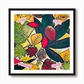 Autumn Leaves Art Print