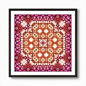 Red And White Decor 1 Art Print
