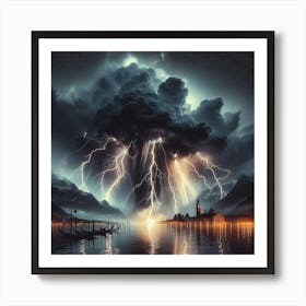 Lightning Storm 45 Art Print