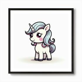 Cute Unicorn 398 Art Print