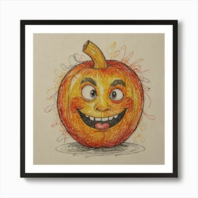 Halloween Pumpkin 4 Art Print