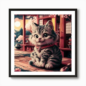 Kitty Cat Art Print