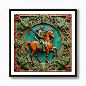 Knight On Horseback 1 Poster