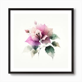 Watercolor Flower 1 Art Print