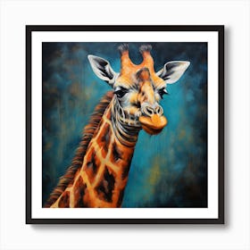 Giraffe 4 Art Print