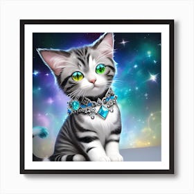 Cute Kitten Art Print