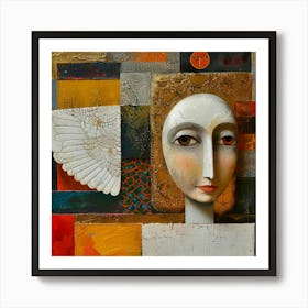 Angel With Only One Wing Art Print