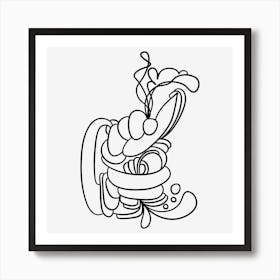 Black And White Image Art Print