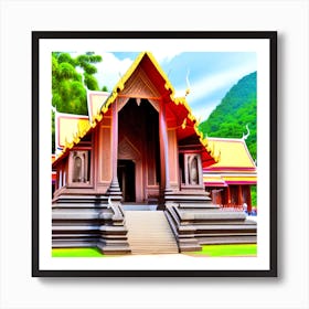 Thailand Temple 18 Art Print