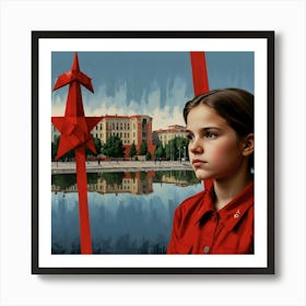 Red Star Rising Art Print