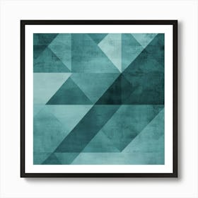 Abstract Geometric Pattern Art Print