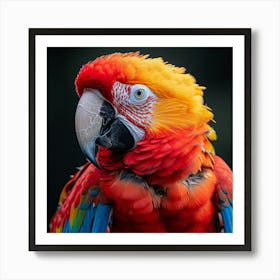 Colorful Parrot 12 Art Print