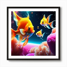 Fishes In The Sea Art Print