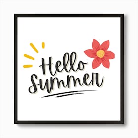 Hello Summer 1 Art Print