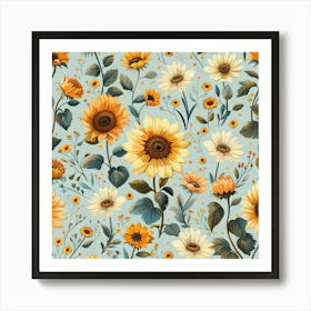 Sunflowers 7 Art Print